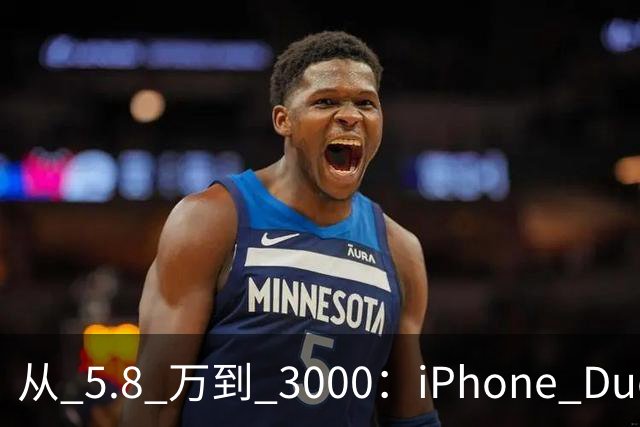 从 5.8 万到 3000：iPhone Duo 割了黄牛